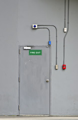 Fire exit door