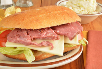 Roast beef sandwich