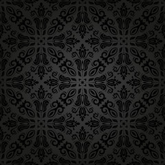 Orient Seamless Vector Pattern. Abstract Background