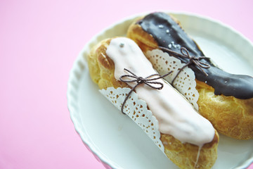 Cream eclairs