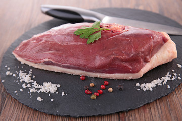 Fototapeta premium raw duck meat