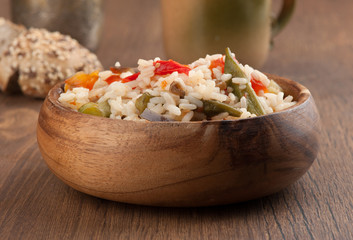 rice with vegetables