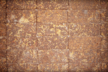 Laterite wall texture and background