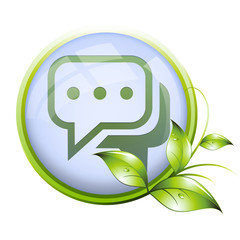 Icone naturel : discutions à plusieurs