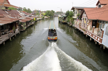 boat for travel in canel,Bangkok Thailand