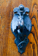 Maniglia, battente di porta a forma Drago, bussare © Andreaphoto