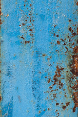 old painted metal