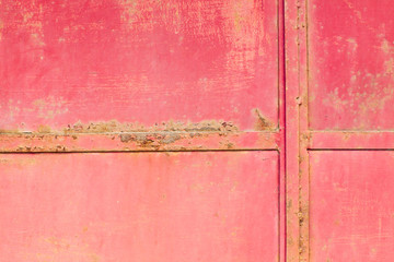 red metal rust