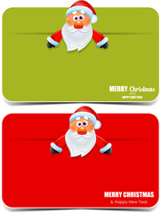 Merry X-mas and Happy New Year gift cards