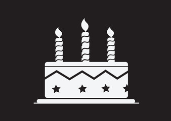 Birthday cake icon