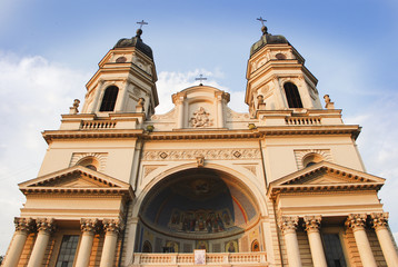 Saint Andrew old Christian church architecture in Brasov city