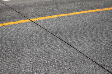 グルービング施工の道路