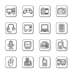 Digital Products Doodle Icons