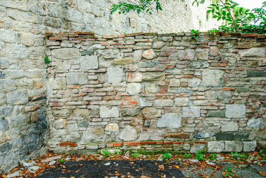 Muro di mattoni, trama texture sfondo