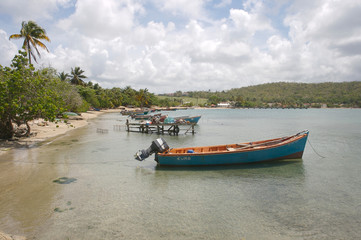 Fototapeta na wymiar Tartane Bay West Coast Martinique 01
