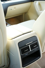Modern car interior