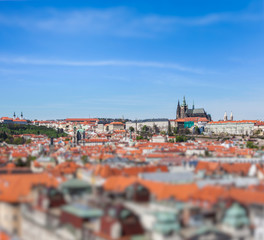 View of Stare Mesto Old City, St. Vitus Cathedral