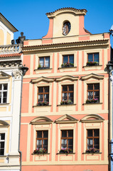 Fototapeta na wymiar historical architecture in Prague, Czech republic