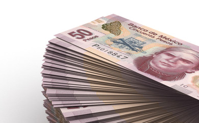 Stack of Mexican Pesos