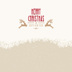 merry christmas snowflakes winter background