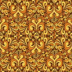 Seamless vintage orange background