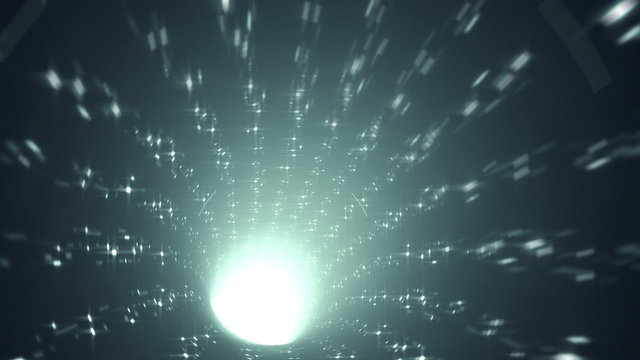 3D wormhole with sparkles loop