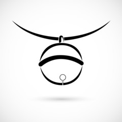 Chime design on white background