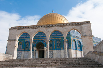 Fototapeta na wymiar The Dome of the Rock, Jerusalem, Israel