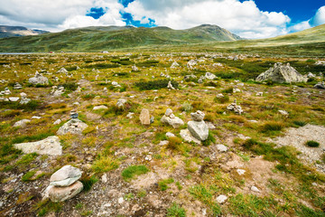 Norway Nature Landscapes, Mountain Under Sunny Blue Sky