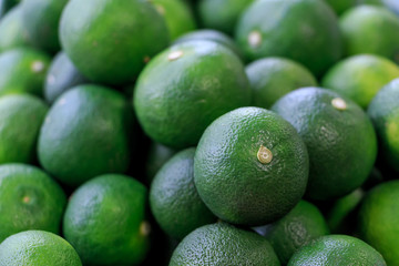 Sudachi; green small Japanese citrus
