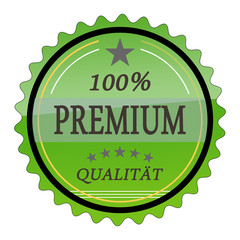 ql2 Quality Label - 100 Prozent Premium Qualität - grün g1777