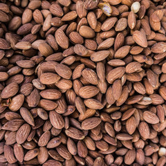 almonds background
