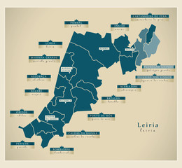 Modern Map - Leiria PT