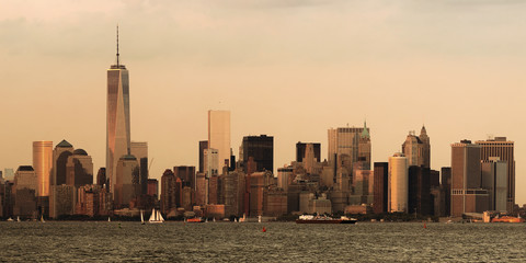 Fototapeta premium Manhattan downtown skyline