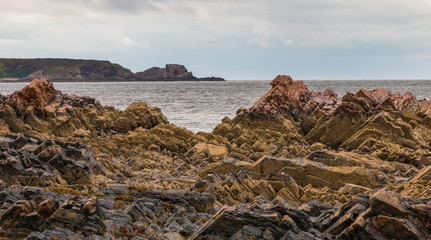Basalt rock formations