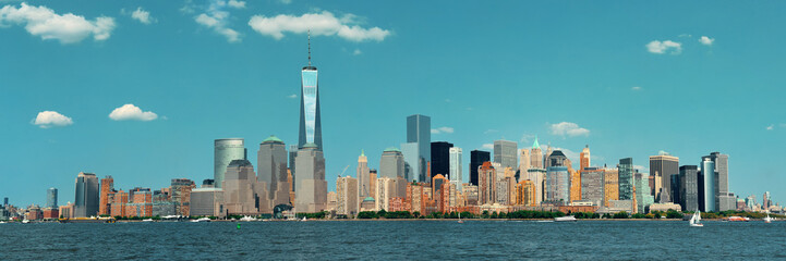Obraz premium Manhattan downtown skyline