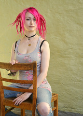 Rasta Teen on a Chair