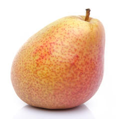 Ripe red yellow pear