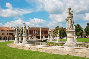 Padua - Prato della Valle and the Venetian palace