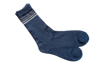 Blue socks