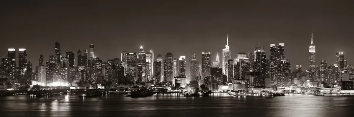 Fotobehang Manhattan Skyline van Midtown Manhattan