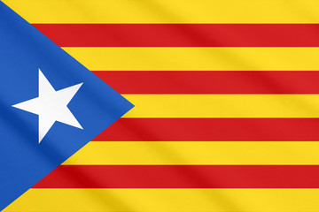 Estelada, Catalan independist's flag waving