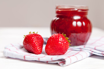 Delicious strawberry jam