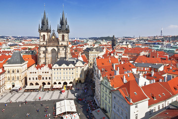Obraz premium Prague. Tyn Cathedral of the Virgin Mary
