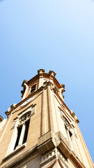 campanario de la iglesia de S Andrés del Palomar, Barcelona