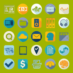 Set of business icons