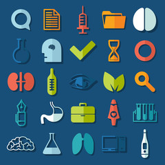Set of medical icons