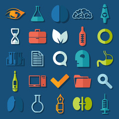 Set of medical icons