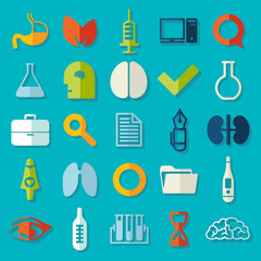 Set of medical icons