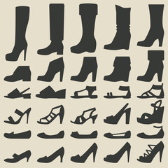 women shoes set